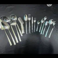 سرویس قاشق چنگال  ۲۴ نفره سنگین  استیل نگیر