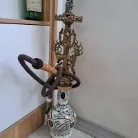 قلیان تنه برنجی گوزن