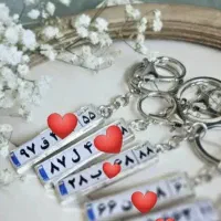 جاکلیدی و گردنبند رزینی طرح ایران