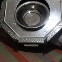 منقل قدیمی استیل پایهابرنج نو