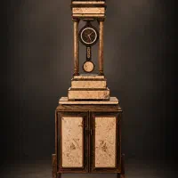 ساعت چوبی ایستاده