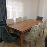 میز نهار خوری هشت نفره|میز و صندلی غذاخوری|کتالم و سادات شهر, |دیوار