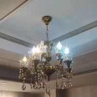 لوستر پنج شاخه همراه چراغاش|لوستر و چراغ آویز|اندیشه, شهرک مریم|دیوار