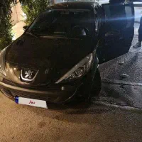 207 سقف فلز tu5 مشکی