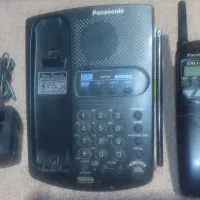 تلفن پاناسونیک بیسیم دوخط|تلفن رومیزی|اصفهان, باغ فدک|دیوار