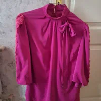 تعدادی شومیز مجلسی جنس الیزه سایز ۴۲ درحدنو