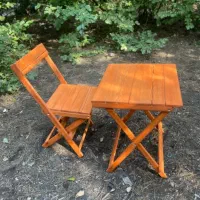 میزوصندلی تاشو|صندلی و نیمکت|ساری, |دیوار