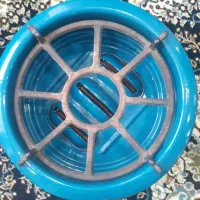 چراغ ۳ فتیله ای نفتی قدیمی|کلکسیون اشیاء عتیقه|گرگان, |دیوار