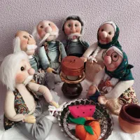 عروسک نه نه سرما و اقاجون|صنایع دستی و سایر لوازم تزئینی|شاهینشهر, طالقانی|دیوار