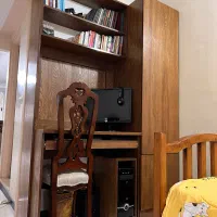 سرویس میز کامپیوتر و کمد چوبی