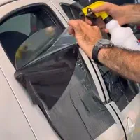 شیشه دودی سیار در محل