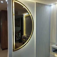 آینه بک لایت،لمسی،نورپردازی،قدی،دفرمه|آینه|اصفهان, رهنان|دیوار