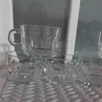 دو دست استکان دسته دار فرانسوی