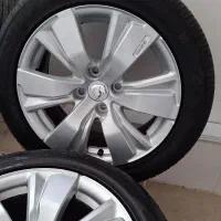 رینگ تارا سایز 16 با لاستیک درصد بالا|قطعات یدکی و لوازم جانبی|قزوین, |دیوار