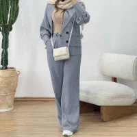 کت و شلوار شانتون(مخصوص خانمای قدرتمند)