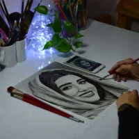 آموزش خصوصی نقاشی سیاهقلم