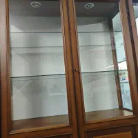 بوفه چوبی چوب راش بسیار با کیفیت و خاص|بوفه، ویترین، کنسول|تهران, درکه|دیوار