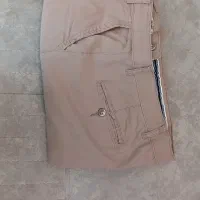 شدوار کتان کرم رنگ