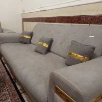 مبل سه نفره طوسی