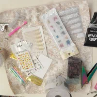 وسایل کامل ناخن کاری درجه یک واصل درحدخیلی نو