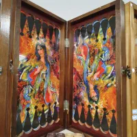 تخته نرد چوبی (گالری چوبی جات در مکان جدید)|اسباب‌‌بازی|بیرجند, |دیوار