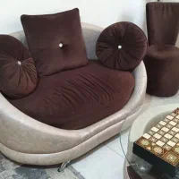 مبل راحتی ۷نفره با جلو مبلی و میز نهار خوری ۴ نفره|مبلمان خانگی و میز عسلی|پردیس, فاز ۱۱|دیوار