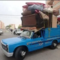 حمل بار باربری حمل اثاثیه منزل نیسان بار با کارگر