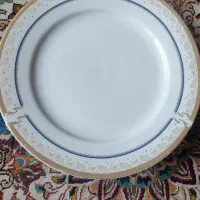 بشقاب چینی دورطلایی