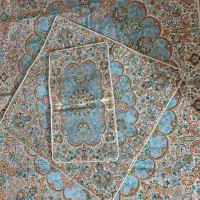 ست سه تیکه ترمه کاملانو مناسب کادو|پرده، رانر، رومیزی|تهران, اکباتان|دیوار