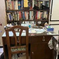 میز تحریر/کتابخانه چوب فندق