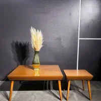 جلو مبلی چوبی رنگی