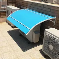 سایبان پیش ساخته کولر گازی با رنگ کوره ای|کولر گازی و فن‌کوئل|اهواز, زیباشهر|دیوار