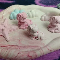 ست رومیزی سیمونی دخترانه تک شاخ