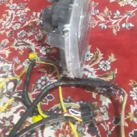چراغ جلو پراید تو مشکی اسپرت و دسته سیم تقویتی