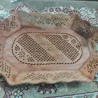 سینی منبتکاری چوبی