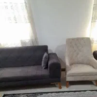مبل راحتی نیم ست 4نفره در حد نو