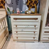 تخت و کمد نوزاد مدل پینات با طراحی حصیری|تخت و صندلی بچه|تهران, شهید رجایی|دیوار