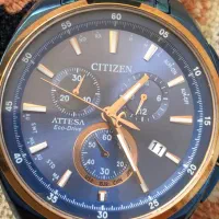 ساعت عتیقه واقعی شارژ نوری سه موتورژاپن