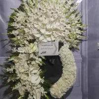 تاج گل ختمی ترحیم مدل آفتابگردان کد 55 تسلیتی