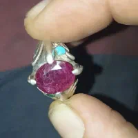 انگشتر یاقوت معدنی