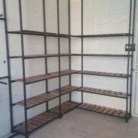 رگال و قفسه|کتابخانه، شلف، قفسه‌های دیواری|فولادشهر, B2|دیوار