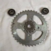 دنده زنجیرجلو وعقب وبلبرینگ چرخ موتورتریل۲۵۰