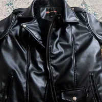 بایکر چرم داخل آستر گرم مناسب سایز لارج