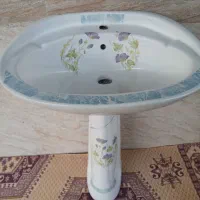 روشویی ضمینه سفیده طرح دار