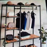 پیچی بند  قفسه رخت  کد۸۷|بندرخت و رخت‌آویز|رشت, اسماعیل آباد|دیوار