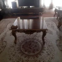 مبل سلطنتی وسه تا کل میز بزرگ وسط وکنار مبلی|مبلمان خانگی و میز عسلی|شیراز, سجادیه|دیوار