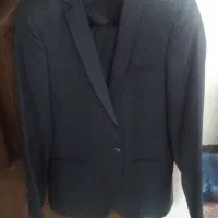 کت وشلوار طوسی زغالی