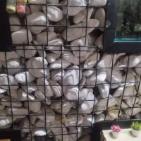 سنگ سفید رودخانه برای تزیینات