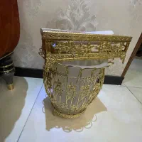 سطل و جا دستمال نگین دار