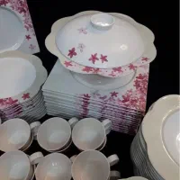 سرویس غذاخوری چینی تایلندی قدیمی ۱۲ نفره کامل|ظروف سرو و پذیرایی|تهران, نارمک جنوبی|دیوار